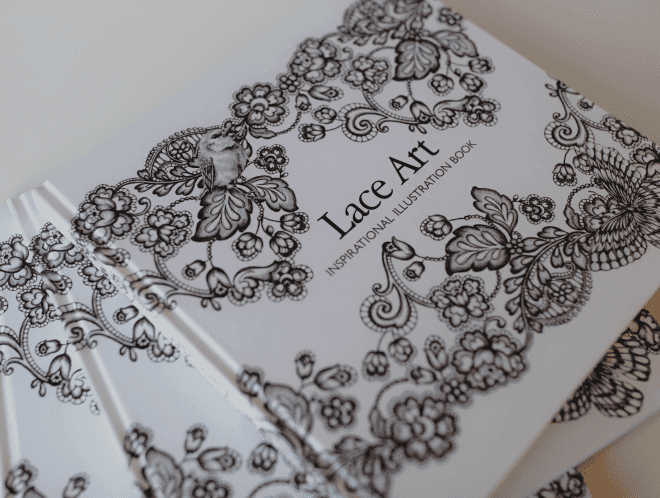 Lace Art Inspirational Illustration Book